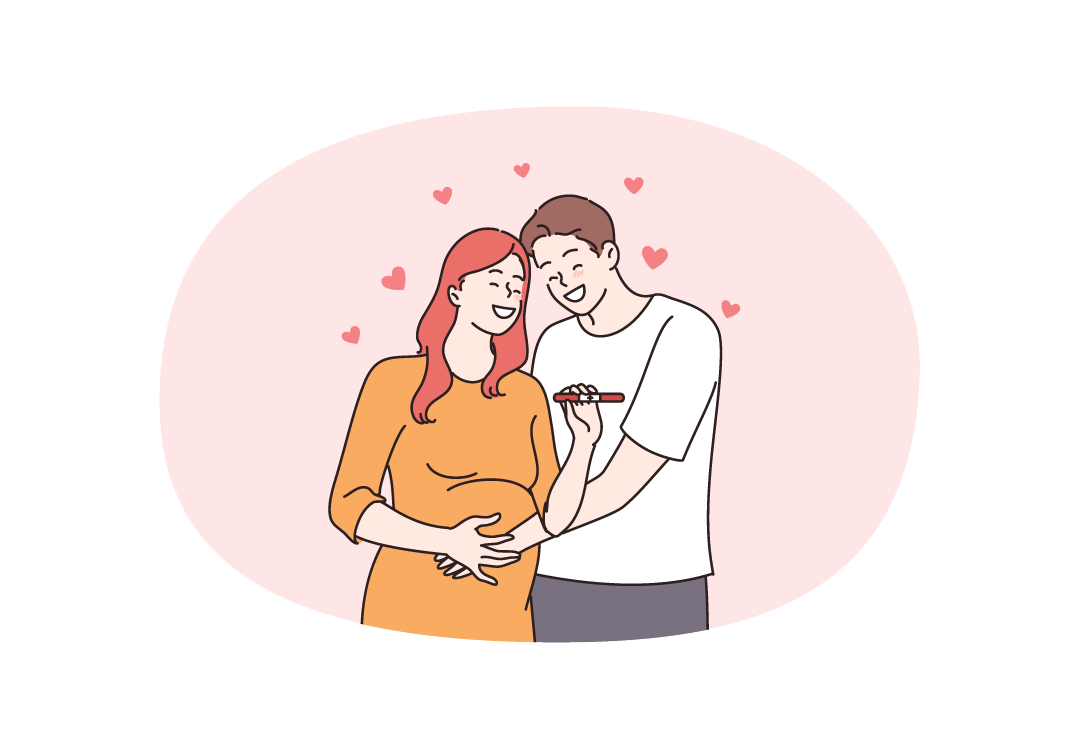 Illustration: Schwangerschaftstest