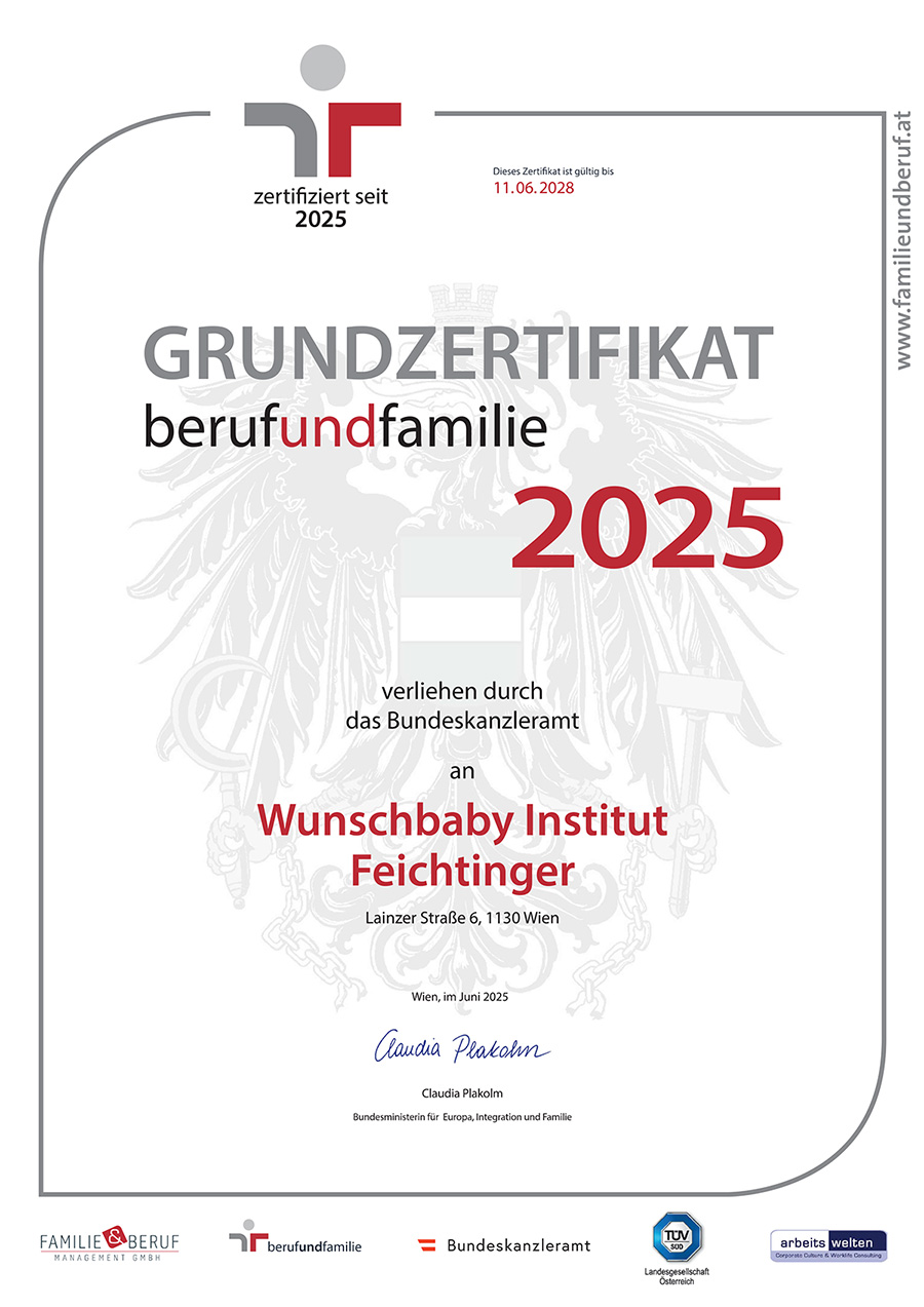 Zertifikat Beruf und Familie – staatliches Gütesiegel für familienfreundliche Betriebe