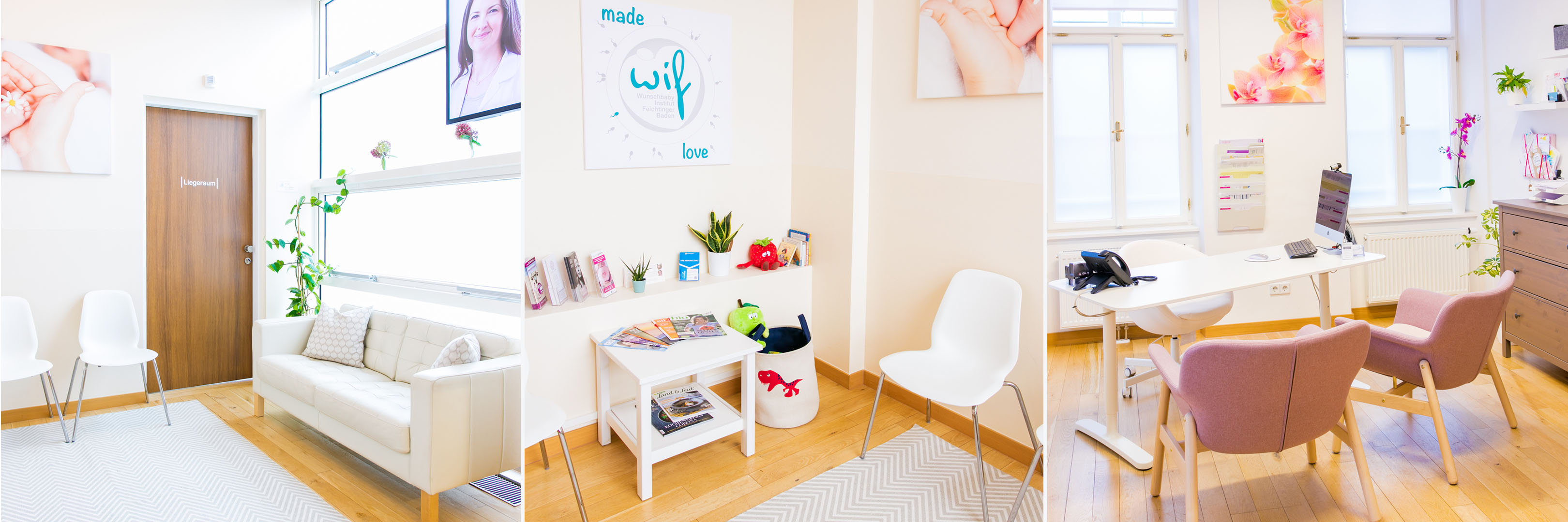 Räumlichkeiten des Wunschbaby Instituts Feichtinger Baden